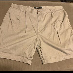 Men's Flat-Front Shorts in Tan